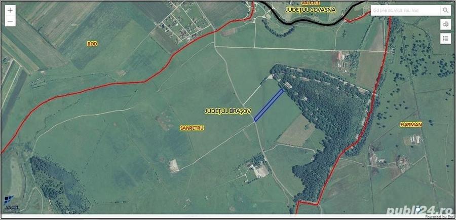 Teren de 7500 mp, în Sânpetru