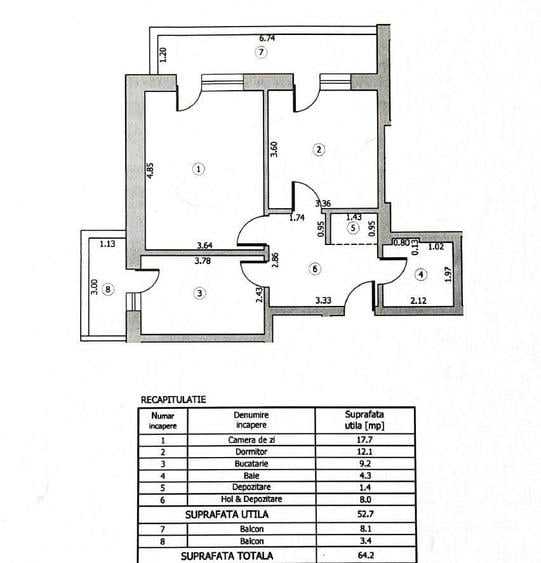 Apartament 2 camere, zona Theodor Pallady - Pet Friendly - 17