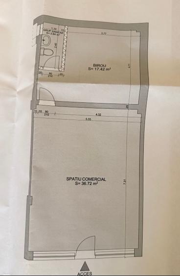 Apartament cu 2 camere semidecomandat în Bartolomeu