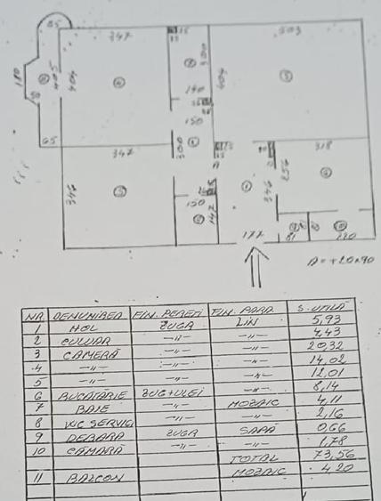 Apartament cu 3 camere decomandat în Sebastian