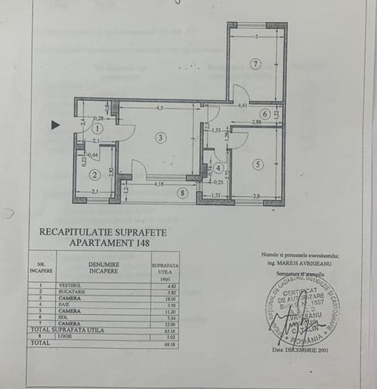 Apartament semidecomandat în Obor
