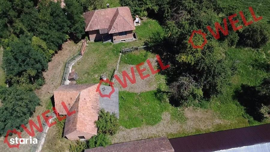 Casă cu 2 camere cu Teren 800 Mp în Ghidfalău