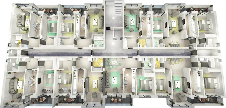 Apartament cu 2 camere decomandat în Tomis Nord