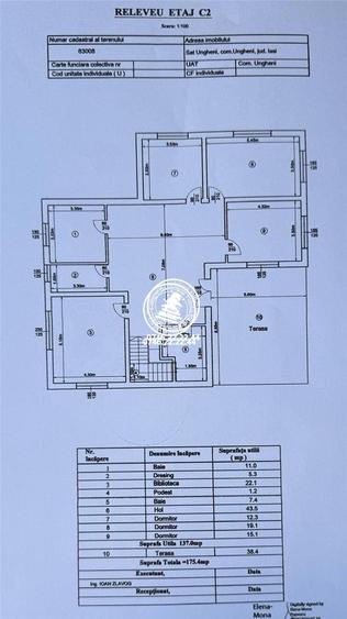 Casă cu 6 camere cu Teren 376 Mp în Ungheni