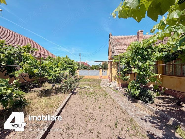 Casă cu 4 camere cu Teren 1459 Mp în Secusigiu