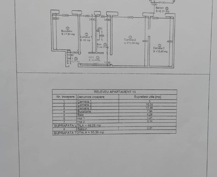Apartament cu 3 camere, etajul 3,zona Sagului -Turist  - 8