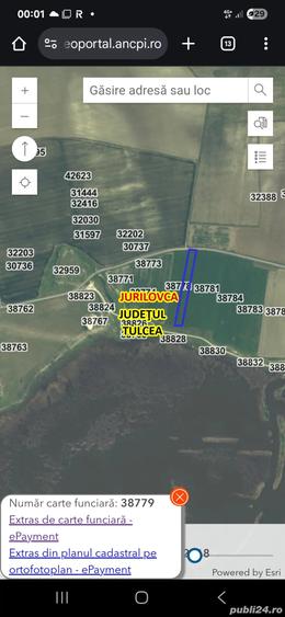 Teren de 5000 mp, în Jurilovca