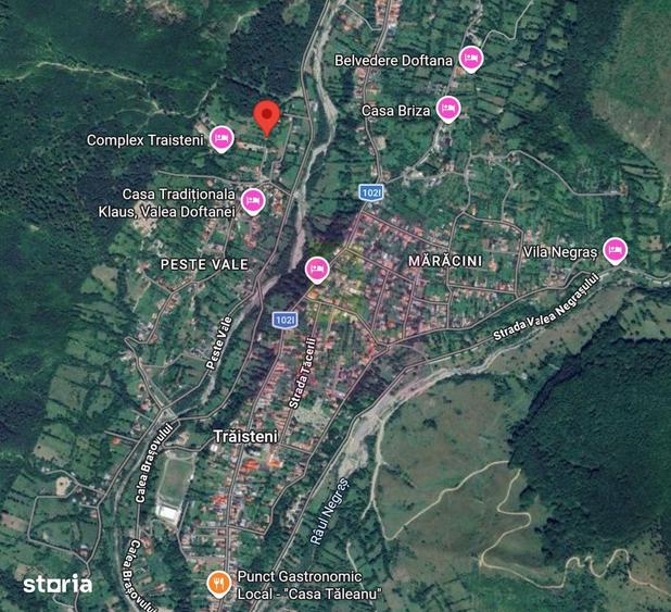 Teren de 2500 mp, în Valea Doftanei