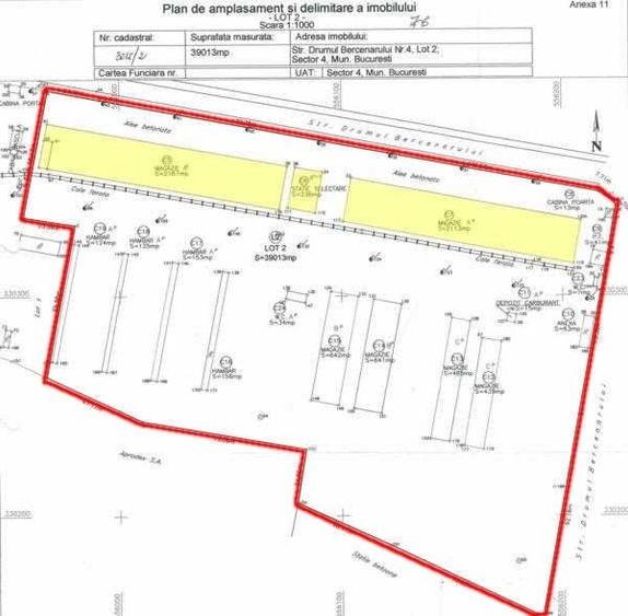 Teren Construcții intravilan de 39000 mp, în Giurgiului