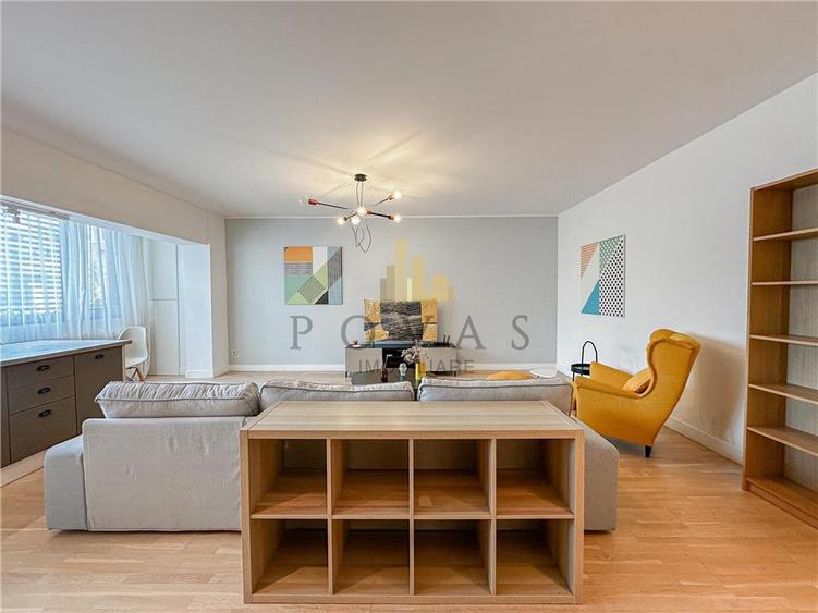 Apartament cu 3 camere semidecomandat, mobilat în Herăstrău