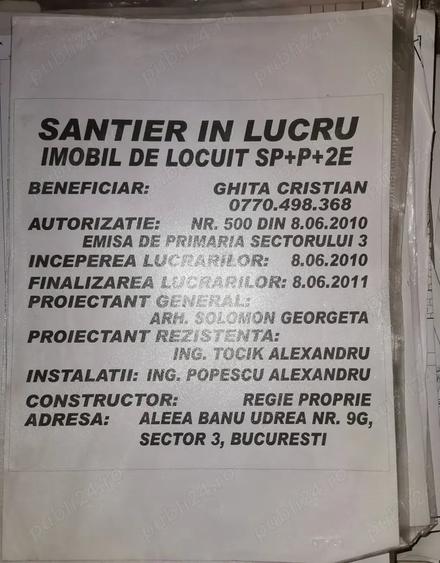 Teren de 100 mp, în Vitan