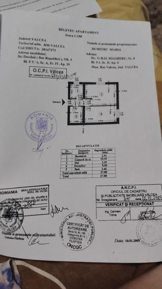 Apartament cu 2 camere decomandat în Nord