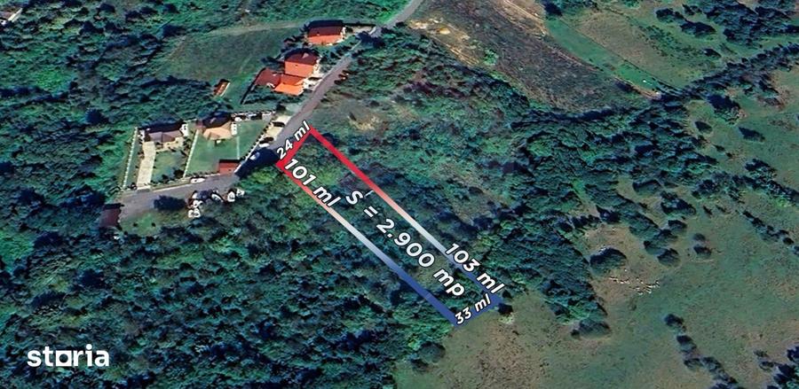 Teren de 2900 mp, în Tăuții-Măgherăuș