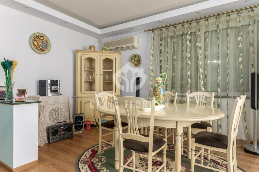Apartament cu 4 camere decomandat, mobilat în Dorobanți