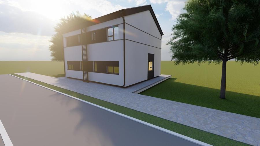 Duplex cu 3 camere cu Canalizare în Sânandrei