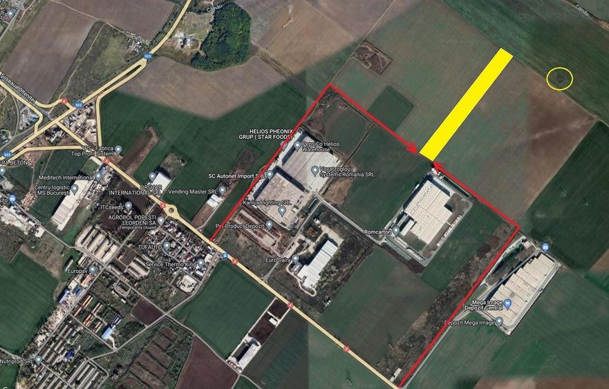 Teren agricol extravilan de 45000 mp, în Vest