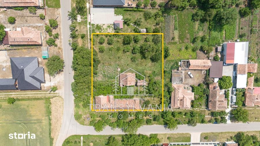 Casă cu 5 camere cu Teren 1922 Mp în Tritenii de Jos