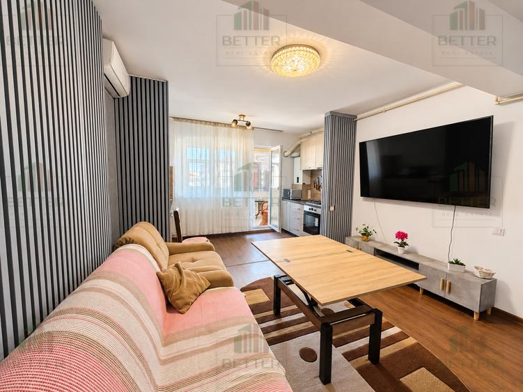 Apartament cu 2 camere decomandat în Popești-Leordeni