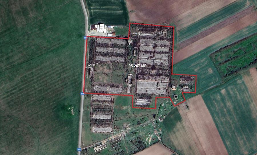 Teren Construcții intravilan de 95267 mp, în Teiu
