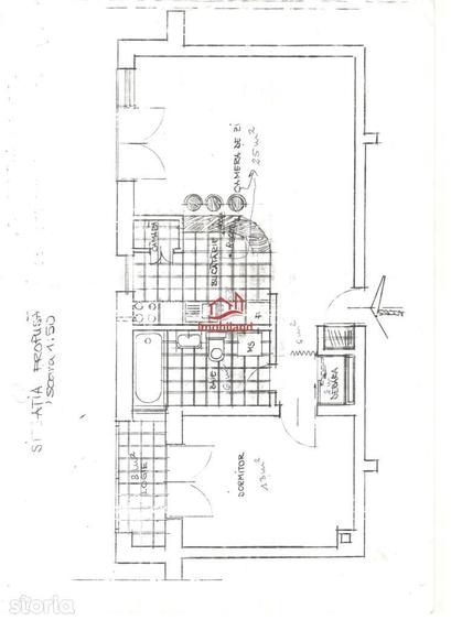 Apartament cu 2 camere în Borhanci