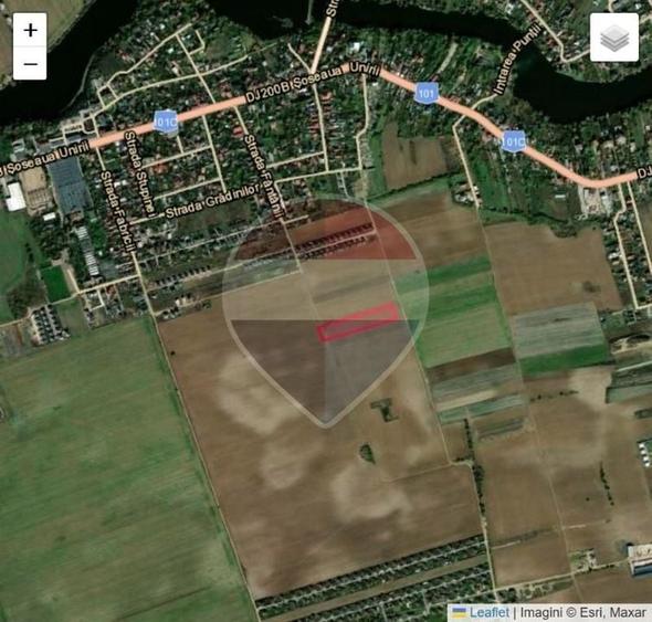 Teren Construcții intravilan de 10600 mp, în Balotești