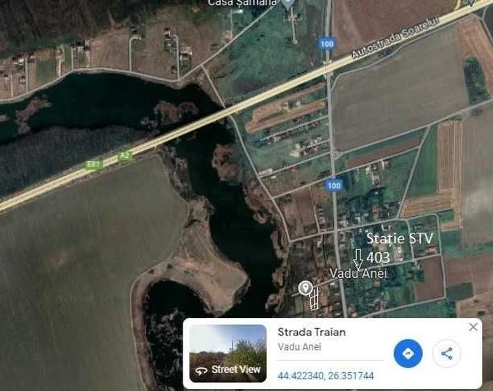 Teren de 1246 mp, în Vadu Anei
