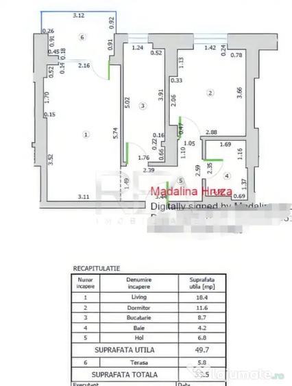 2 camere, 1/11, bloc 2025-Novum 56-Bdul Timisoara - 8
