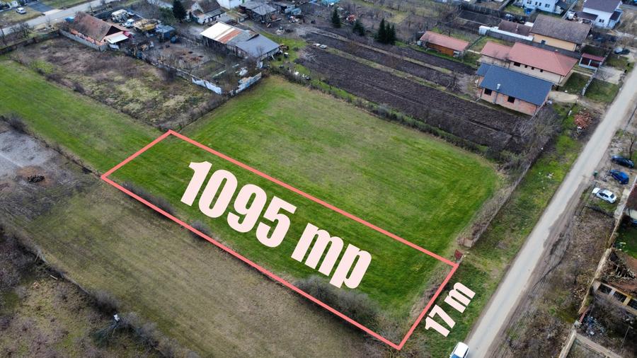 Teren Construcții intravilan de 1095 mp, în Bucovăț (Remetea Mare)