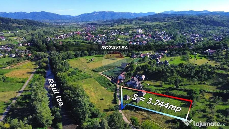 Casă cu 3 camere cu Teren 3744 Mp în Rozavlea