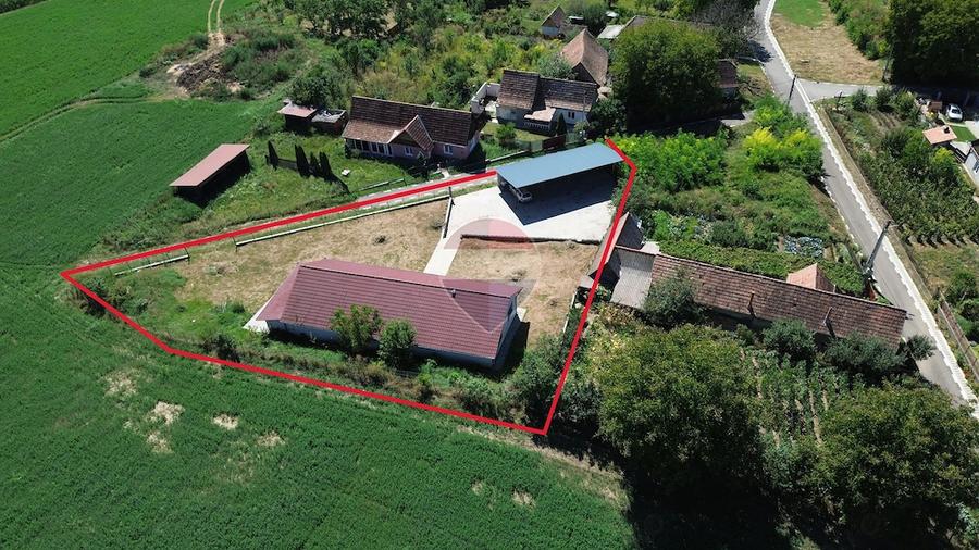 Casă cu 3 camere cu Teren 1163 Mp în Blăjel