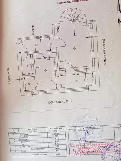 Apartament cu 3 camere decomandat în Ultracentral