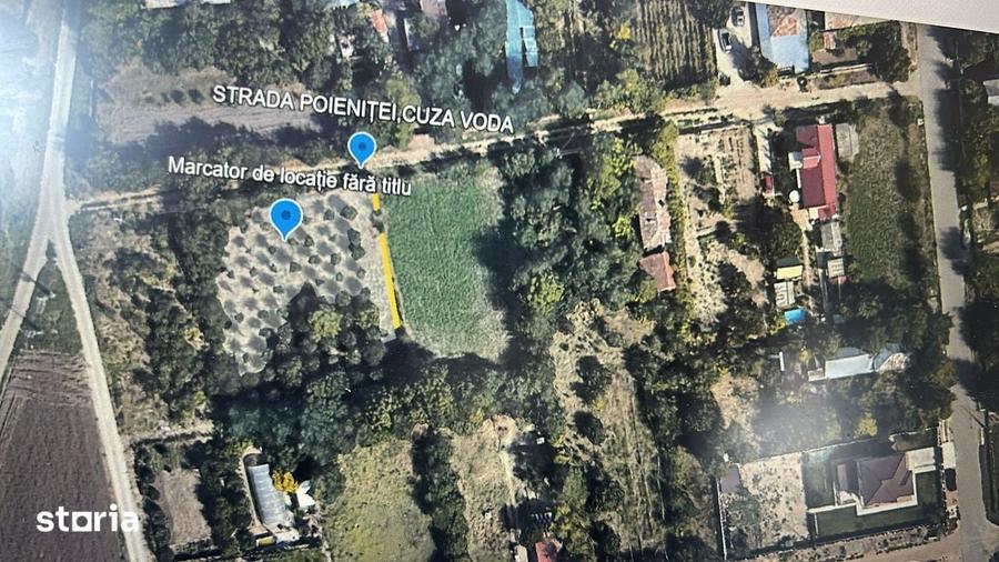Teren de 1400 mp, în Cuza Vodă