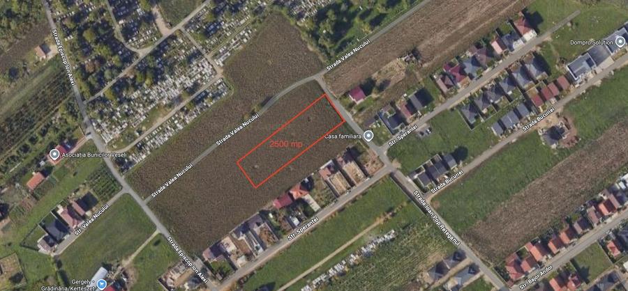 Teren Construcții intravilan de 2500 mp, în Oncea
