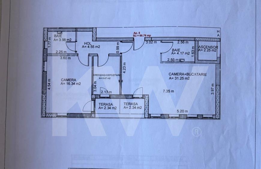 Apartament cu 2 camere decomandat în Broscărie