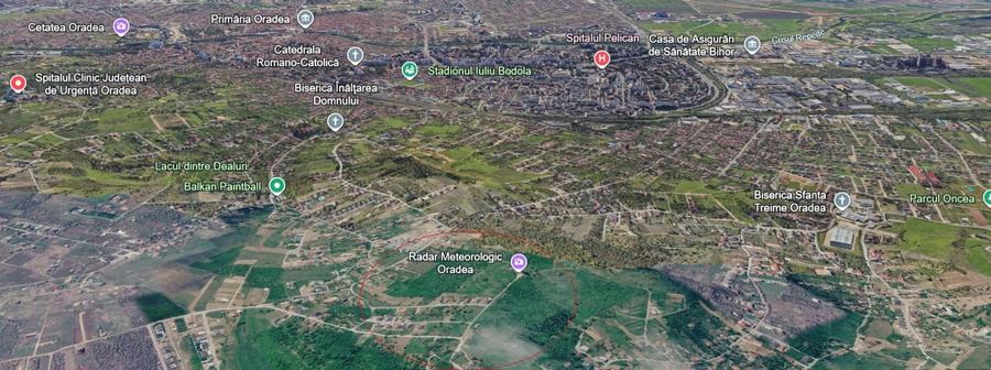 Teren Construcții de 6372 mp, în Dealuri Oradea
