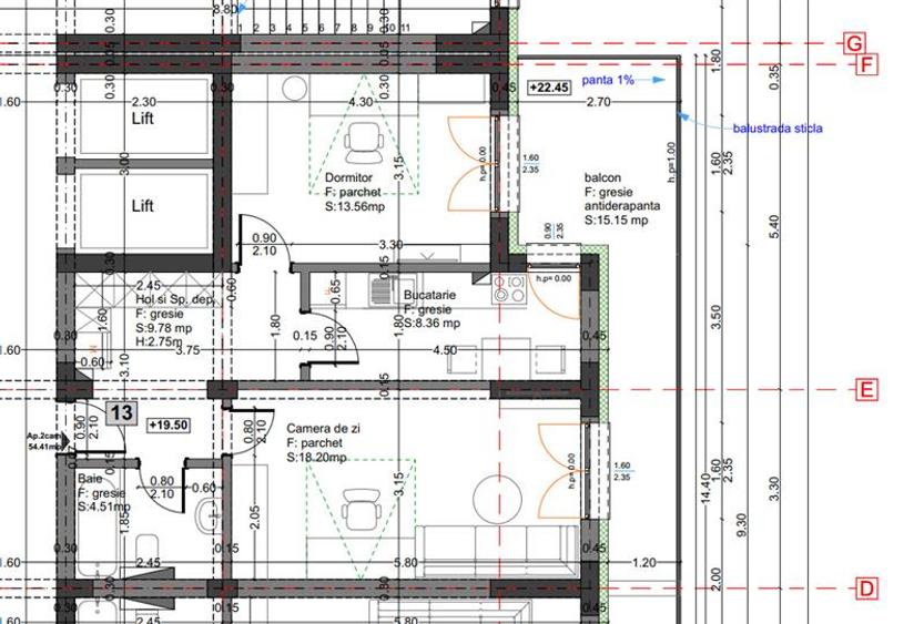 Apartament cu 2 camere decomandat în Avantgarden
