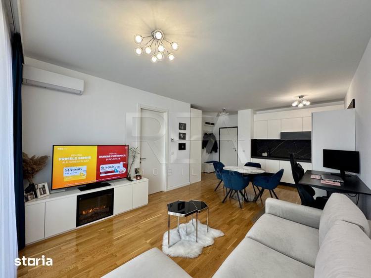 Apartament cu 2 camere semidecomandat, mobilat în Domenii