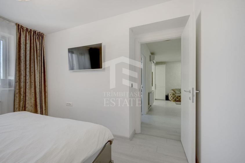 Apartament cu 3 camere semidecomandat, mobilat în Titan