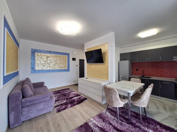 Apartament cu 2 camere semidecomandat, mobilat în Florești