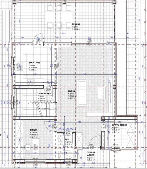 Teren Bazosu Nou, cu AC Casa P+E | gaz, apa, curent