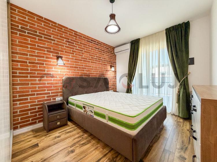 Apartament cu 3 camere semidecomandat, mobilat în Borhanci