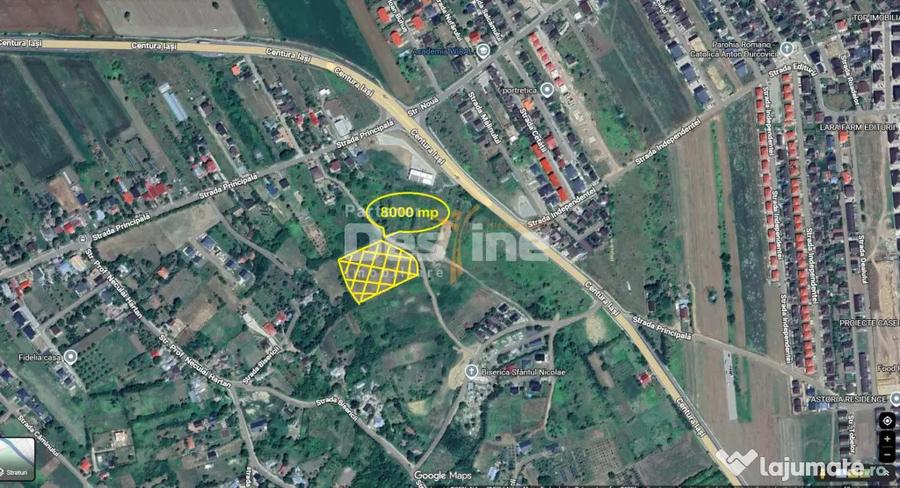 Teren intravilan cu acces dublu 462 mp Ciurbesti - 3