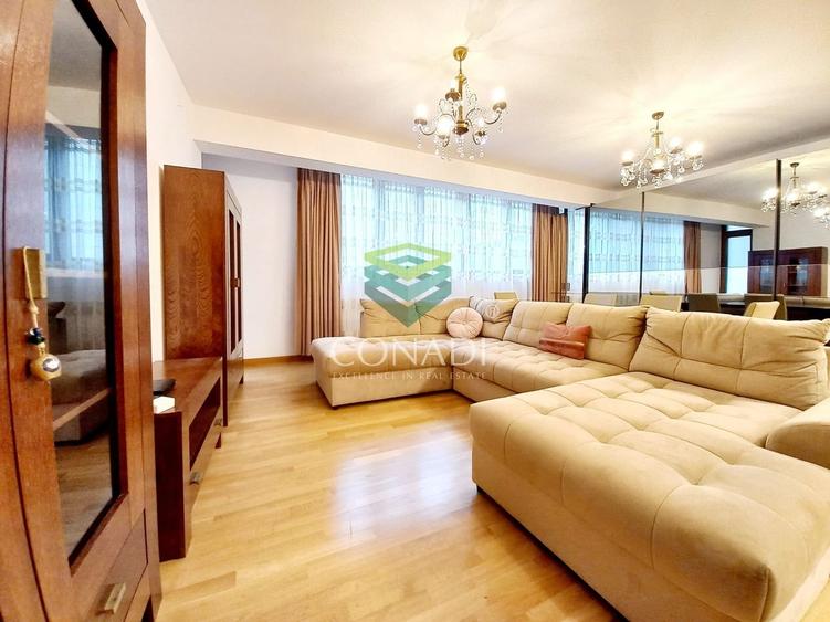 Apartament cu 3 camere decomandat, mobilat în Kiseleff