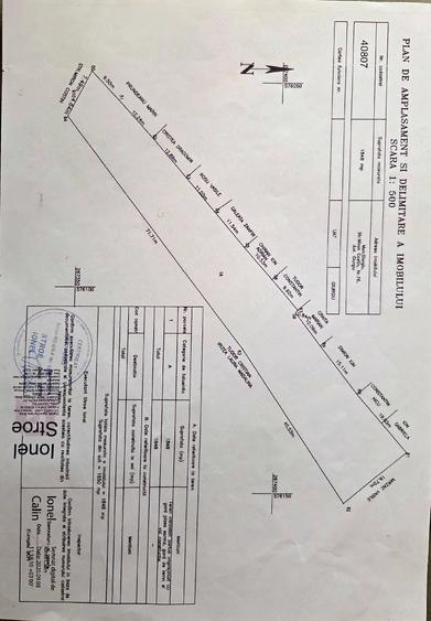 Teren de 1848 mp, în Exterior Vest