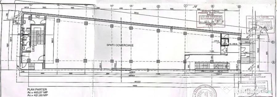 Spațiu comercial, de 2,742 mp, în Central