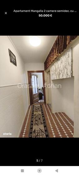 Apartament Mangalia 2 camere semidec. cu balcon si bucatarie separata