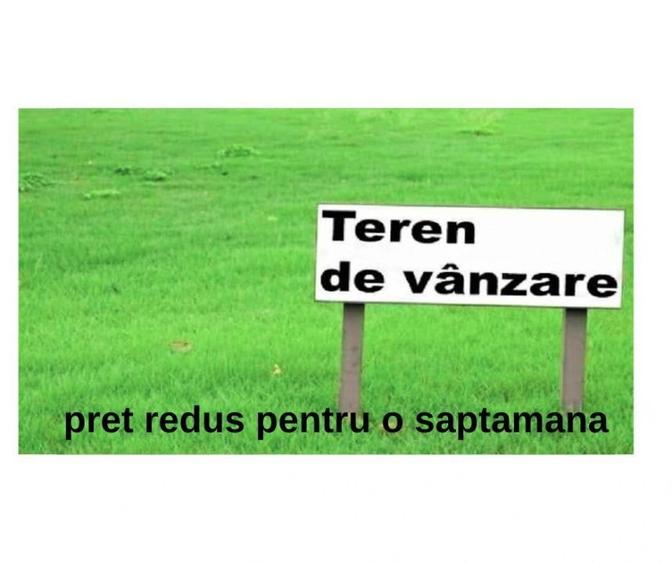 Teren de 600 mp, în 23 August