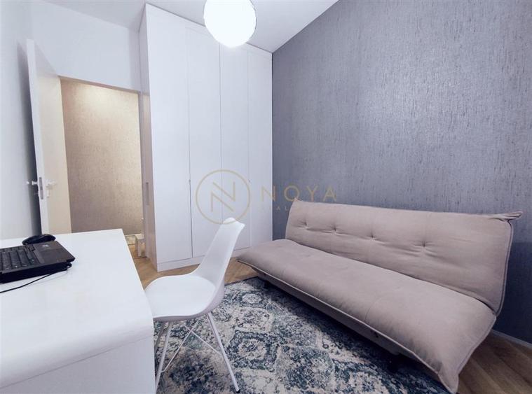 Apartament cu 3 camere semidecomandat, mobilat în Pipera
