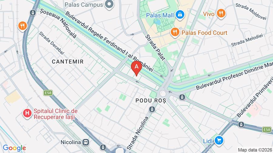 Apartament cu 2 camere decomandat în Podu Roș