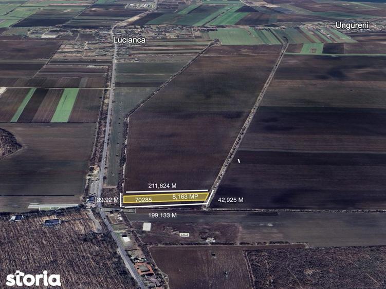 Teren de 68514 mp, în Butimanu